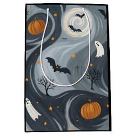 Bolsa De Regalo Mediana Noche de la Muerte de Halloween