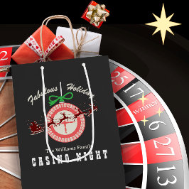Bolsa De Regalo Mediana Noche de póquer blackjack del casino Holiday Vegas