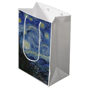 Bolsa De Regalo Mediana Noche estrellada de Vincent Van Gogh