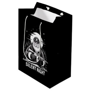Bolsa De Regalo Mediana Noche silenciosa Santa Navidad Veterano Militar