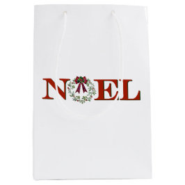 Bolsa De Regalo Mediana Noel con corona