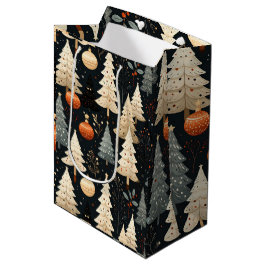 Bolsa De Regalo Mediana Noir Noël tree