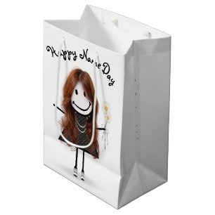 Bolsa De Regalo Mediana Nombrar a la chica con maricón