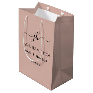Bolsa De Regalo Mediana Nombre Comercial Personalizado Promocional