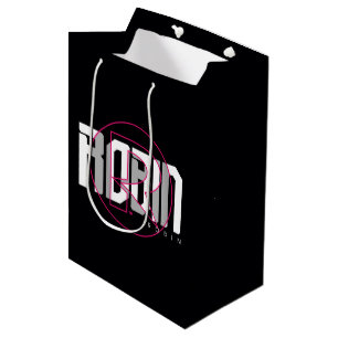 Bolsa De Regalo Mediana Nombre Gráfico Robin Hi-Tech