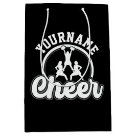 Bolsa De Regalo Mediana NOMBRE Personalizado Cheer equipo Varsity CheerLea