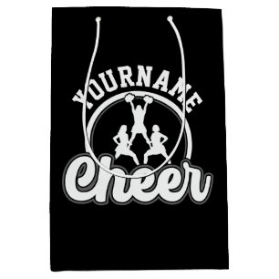 Bolsa De Regalo Mediana NOMBRE Personalizado Cheer equipo Varsity CheerLea
