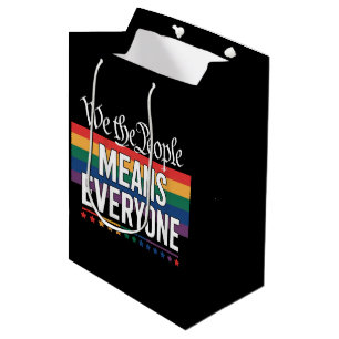 Bolsa De Regalo Mediana Nosotros El Pueblo Significa Todos Constitución de