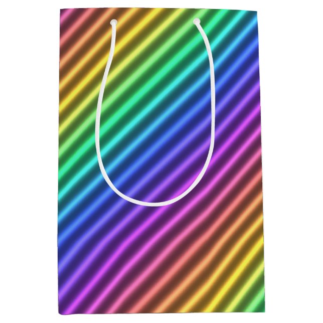 Bolsa De Regalo Mediana nostalgic neon arcade : (Anverso)