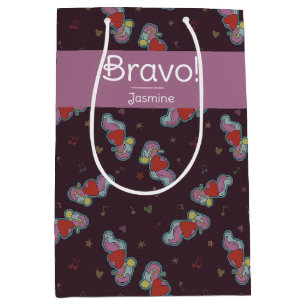 Bolsa De Regalo Mediana Nota de amor: Doodles para los amantes de la músic