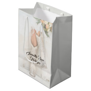 Bolsa De Regalo Mediana Novia de Texas en la ducha nupcial Diamante de imi
