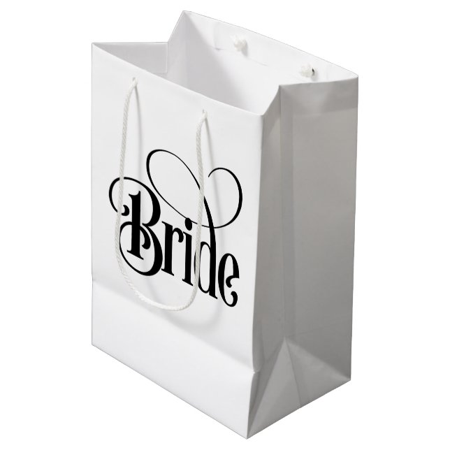 Bolsa De Regalo Mediana Novia (diseño 3) (Angulo Anverso)