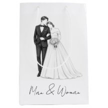 Novia y Novio Pareja de Casados Arte