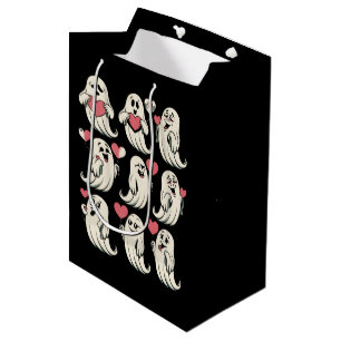 Bolsa De Regalo Mediana Novio Fantasma Lindo Corazón Día de San Valentín D