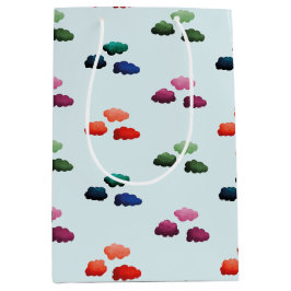 Bolsa De Regalo Mediana Nuages multicolores à l'aquarelle