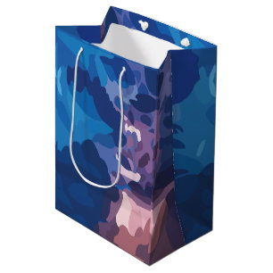 Bolsa De Regalo Mediana Nubes de tormenta coloridas