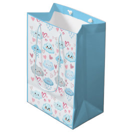 Bolsa De Regalo Mediana Nubes soñadoras de melocotón