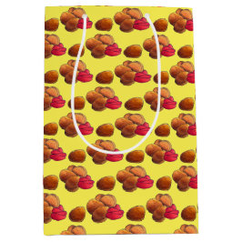 Bolsa De Regalo Mediana Nuggets de pollo con comida chatarra de Ketchup