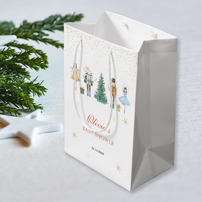 Bolsa De Regalo Mediana Nutcracker Navidad Baby Shower (Subido por el creador)
