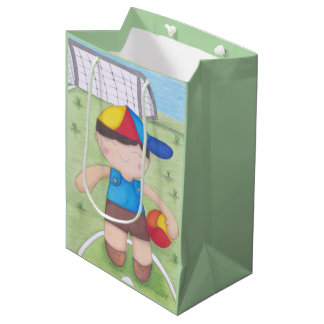 Bolsa De Regalo Mediana O Menino de Boné e a Bola