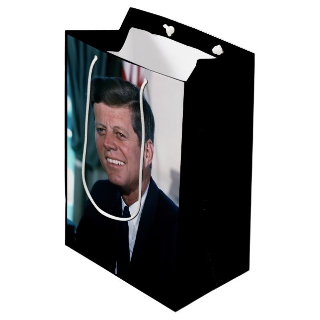 Bolsa De Regalo Mediana Oficina Oval del Presidente John F. Kennedy (Angulo Anverso)