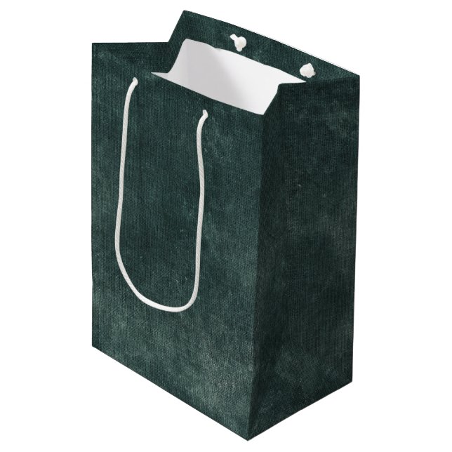 Bolsa De Regalo Mediana Oliva verde pino (Angulo Anverso)