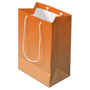 Bolsa De Regalo Mediana Ombre anaranjado