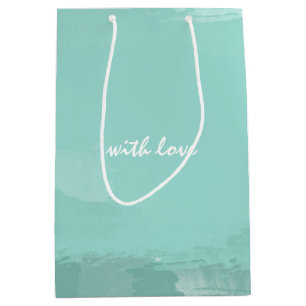 Bolsa De Regalo Mediana Ombre de color de agua de fábrica