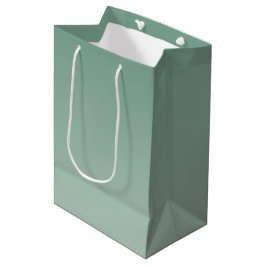 Bolsa De Regalo Mediana Ombre verde esmeralda   