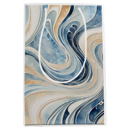 Bolsa De Regalo Mediana Ondas abstractas