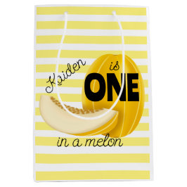 Bolsa De Regalo Mediana One in a Melon First 1st Birthday Party