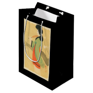 Bolsa De Regalo Mediana Opinión una mujer japonesa en ParisParis, Francia