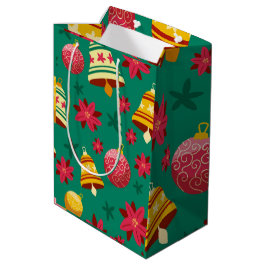 Bolsa De Regalo Mediana Ornamento de Navidad