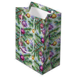Bolsa De Regalo Mediana Ornamentos de árbol navideño