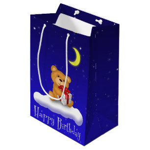 Bolsa De Regalo Mediana Oso de peluche con el bolso medio del regalo del