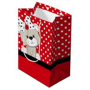 Bolsa De Regalo Mediana oso de peluche lindo