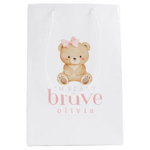 Bolsa De Regalo Mediana oso muy valiente infancia cáncer niños enfermos no