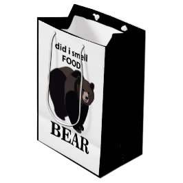 Bolsa De Regalo Mediana Oso ¿Sentí que la comida olía divertida Oso