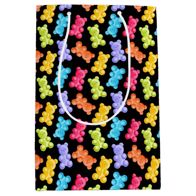 Bolsa De Regalo Mediana Osos de caramelo de goma (Anverso)