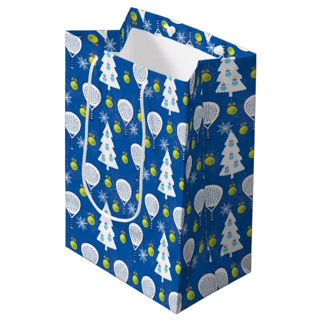Bolsa De Regalo Mediana 🎾 🎄 Padel Smashing Navidades (Angulo Anverso)