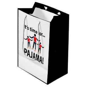 Bolsa De Regalo Mediana Pajama es hora de Pajama