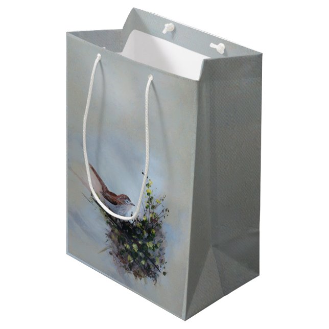 Bolsa De Regalo Mediana Pajarito (Angulo Anverso)