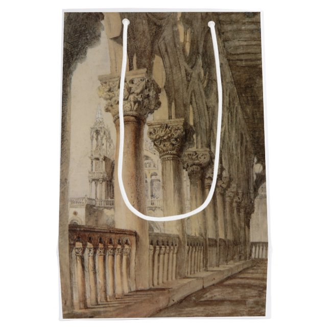 Bolsa De Regalo Mediana Palacio Ducal (por John Ruskin) (Reverso)