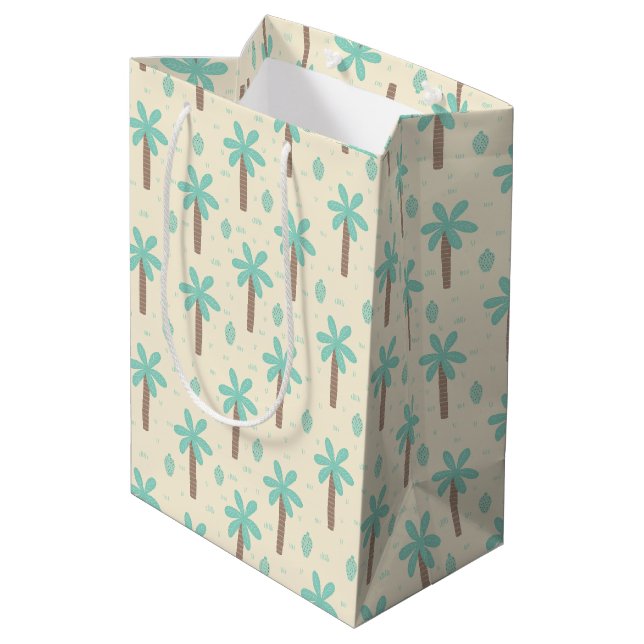 Bolsa De Regalo Mediana Palm Tree Grove (Angulo reverso)