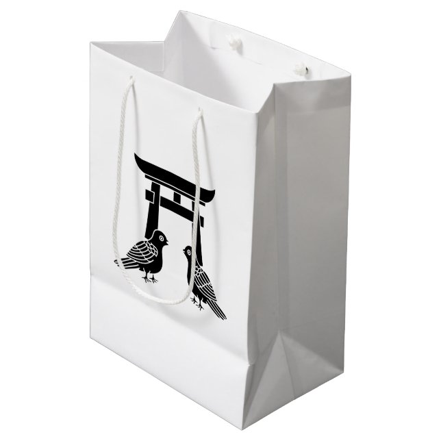 Bolsa De Regalo Mediana Palomas de frente y Torii (Angulo Anverso)