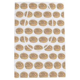 Bolsa De Regalo Mediana Pan Dulce de Canela Rollo Pastelería Venta de Horn