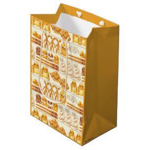 Bolsa De Regalo Mediana Panadería de Kowalski Patrón de Filas de Tratami