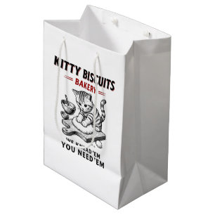 Bolsa De Regalo Mediana Panadería Kitty Biscuits
