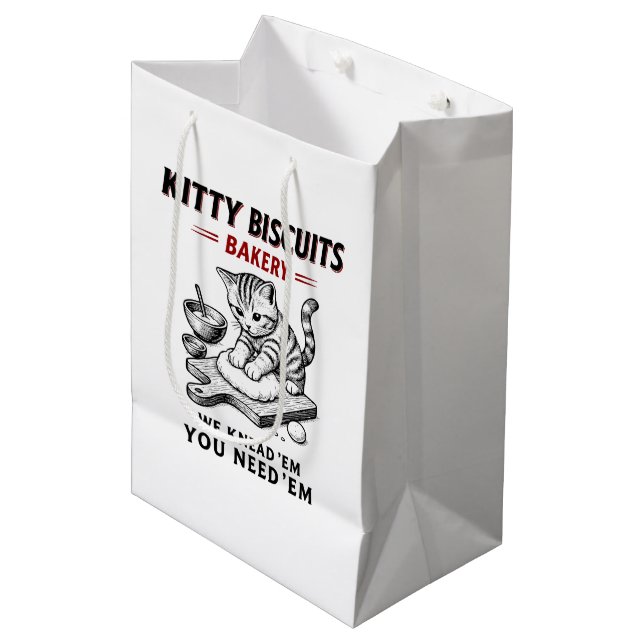 Bolsa De Regalo Mediana Panadería Kitty Biscuits (Angulo Anverso)
