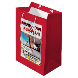 Bolsa De Regalo Mediana Panamá y el poste del promo de la película del